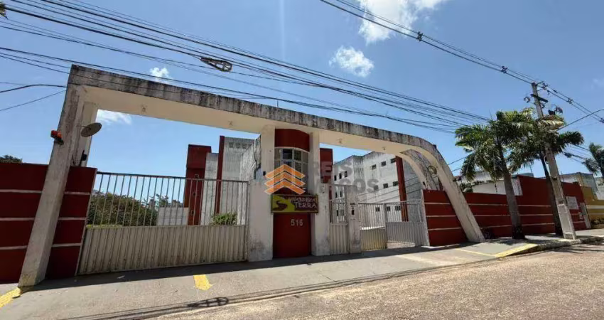 Apartamento térreo com 2 dormitórios sendo 1 suíte à venda, 56 m² por r$ 200.000 - emaús - parnamirim/rn
