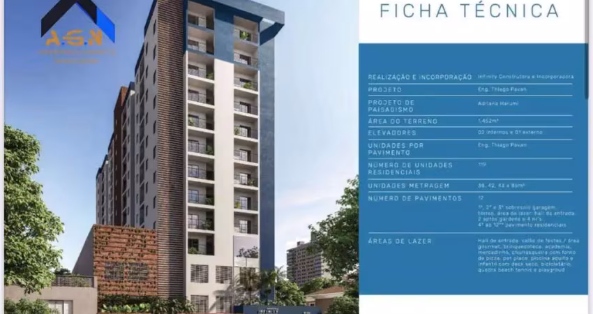 Apartamento com 2 dormitórios à venda, 42 m² por r$ 411.000,00 - vila esperança - são paulo/sp