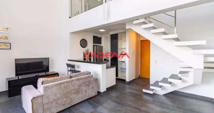 Apartamento duplex com 1 quarto e 1 vaga para aluguel no Centro