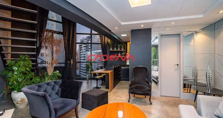 Apartamento duplex com 1 quarto e 2 vagas para aluguel no bigorrilho