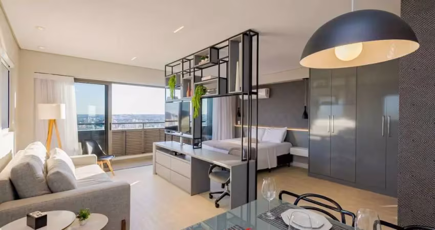 Apartamento 1 quarto com varanda e 1 vaga para aluguel no centro de curitiba