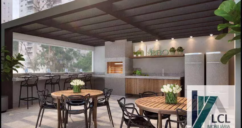 (pronto para morar) apartamento com 1 dormitório, 24 m² - venda por r$ 245.000 ou aluguel por r$ 2.100/mês - jardim das vertentes - são paulo/sp