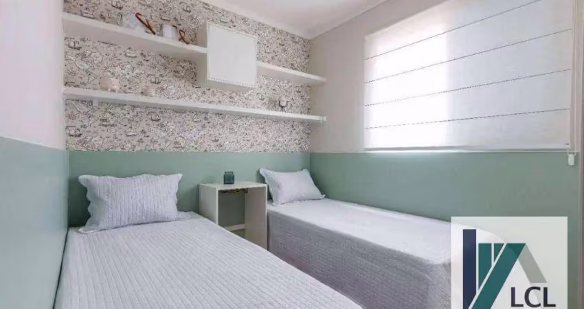 ( pronto para morar ) apartamento com 2 dormitórios à venda, 47 m² por r$ 220.000 - cemucam - cotia/sp