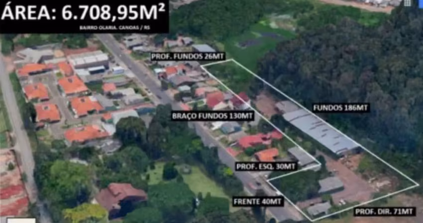 Terreno à venda na Rua Gildo de Freitas, --, Olaria, Canoas