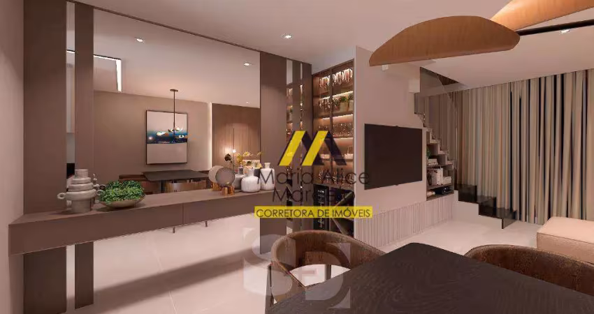 Sobrado com 2 dormitórios à venda, 102 m² por r$ 650.000,00 - costa e silva - joinville/sc