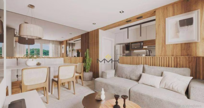 Apartamento com 2 dormitórios à venda, 55 m² no Marapé - Santos/SP