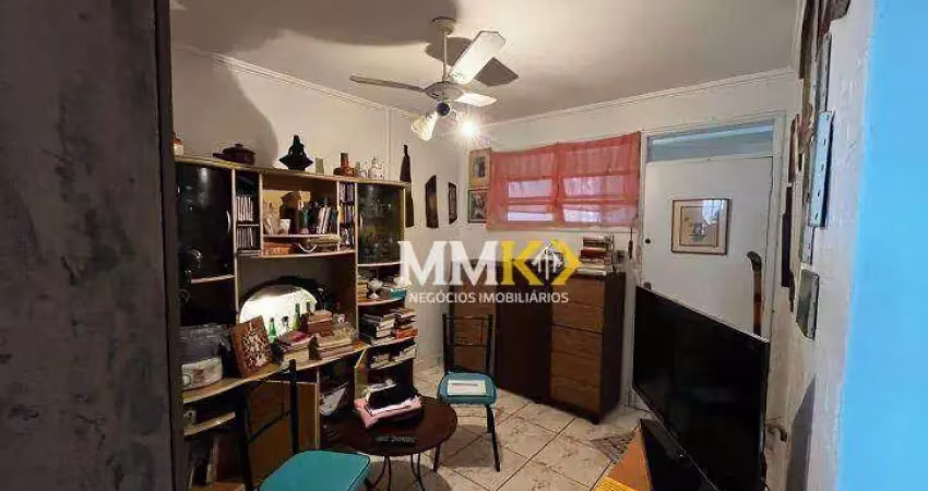 Apartamento com 1 dormitório à venda, 49 m² por r$ 213.000,00 - itararé - são vicente/sp