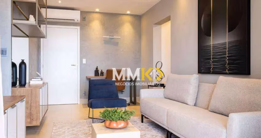 Apartamento com 3 dormitórios à venda, 120 m² no aparecida - santos/sp