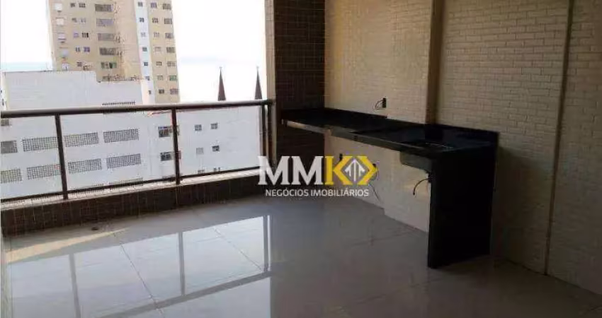 Apartamento com 2 dormitórios à venda, 128 m² no boqueirão - santos/sp