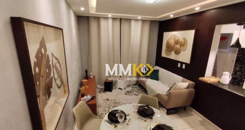 Apartamento - 2 quartos - 1 vaga - Vila Voturua - São Vicente