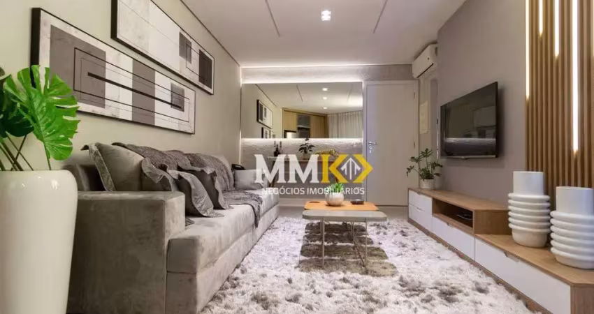 Flat com 1 dormitório à venda, 45 m² por R$ 851.000,00 - Gonzaga - Santos/SP