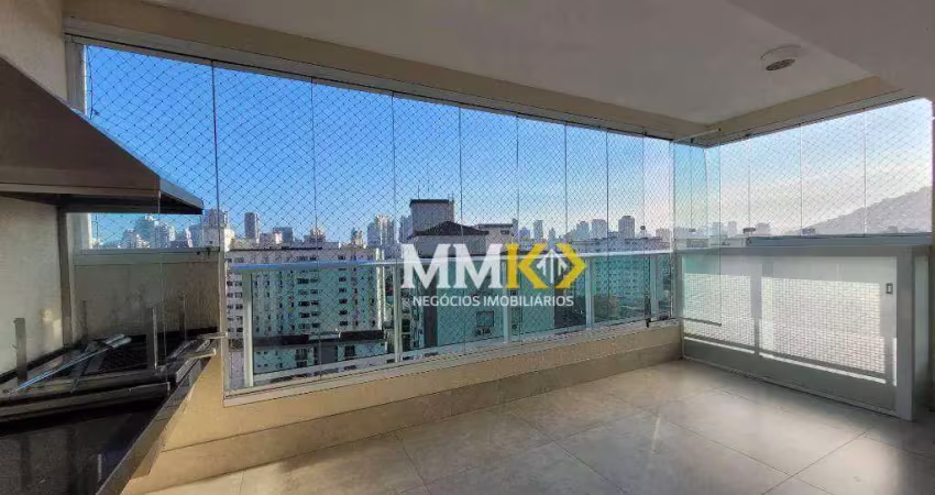 Apartamento à venda, 88 m² no campo grande - santos/sp
