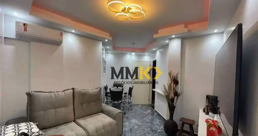 Apartamento com 1 dormitório à venda, 44 m² no centro - são vicente/sp