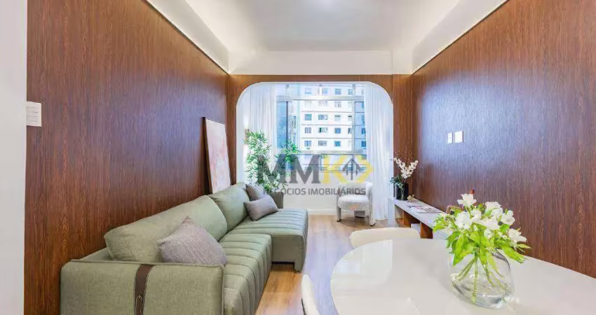 Apartamento com 2 dormitórios à venda, 65 m² por r$ 885.000,00 - josé menino - santos/sp
