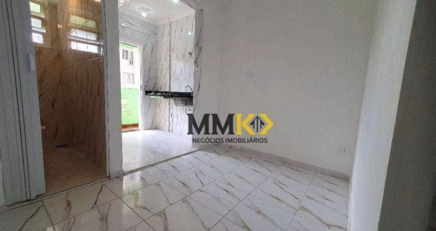 Apartamento com 1 dormitório, 38 m² - venda por R$ 285.000,00 ou aluguel por R$ 2.350,00/mês - Ponta da Praia - Santos/SP