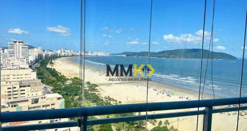 Apartamento com 1 dormitório para alugar, 70 m² por R$ 7.000,02/mês - José Menino - Santos/SP