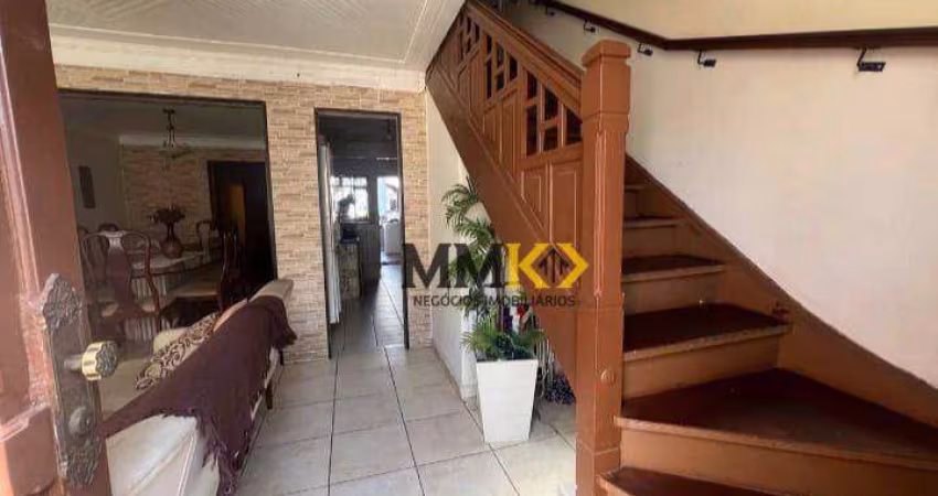 Casa com 3 dormitórios à venda, 122 m² por R$ 638.000,00 - Vila Matias - Santos/SP
