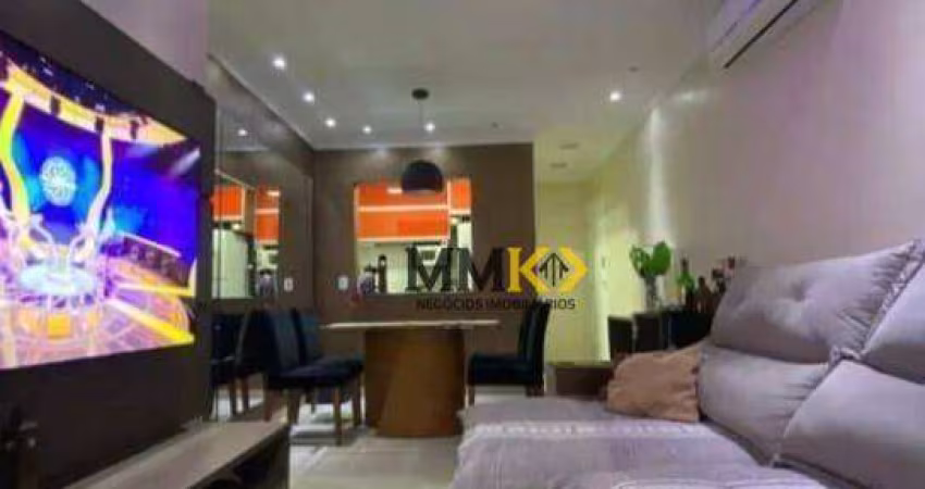 Apartamento com 3 dormitórios à venda, 69 m² na Areia Branca - Santos/SP