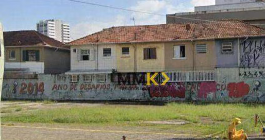 Terreno à venda, 858 m² na Vila Matias - Santos/SP