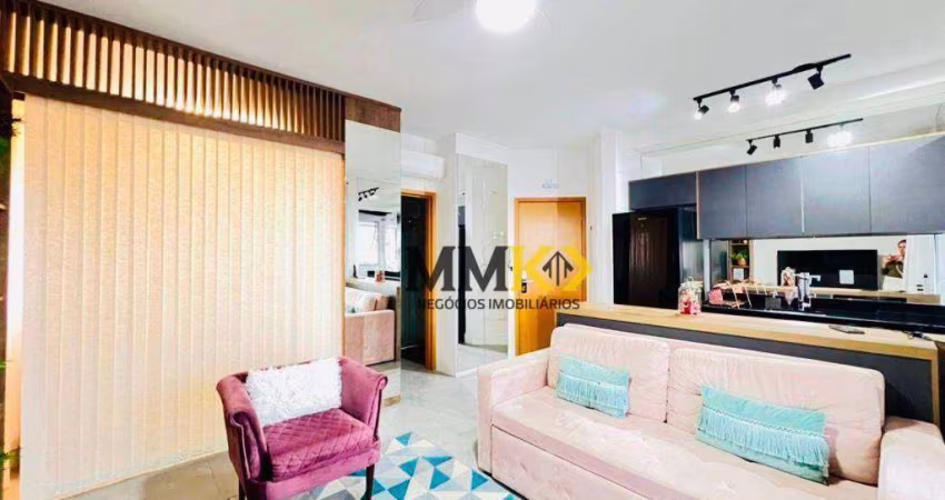 APARTAMENTO DE ALTO LUXO DE 1 DORMITÓRIO COM LAZER COMPLETO NO BOQUEIRÃO