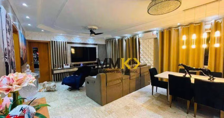Apartamento porteira fechada no gonzaga, canal 3, uma quadra da praia, 2 vagas