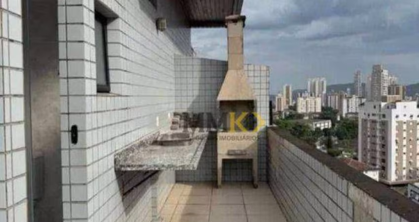 Apartamento Duplex com 3 dormitórios à venda, 324 m² por R$ 1.400.000,00 - Ponta da Praia - Santos/SP
