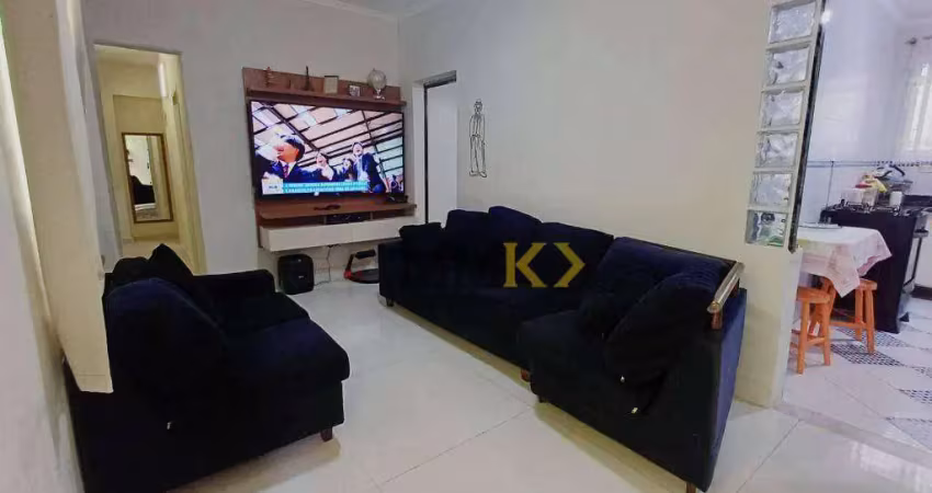 Apartamento com 3 dormitórios à venda, 76 m² na vila belmiro - santos/sp