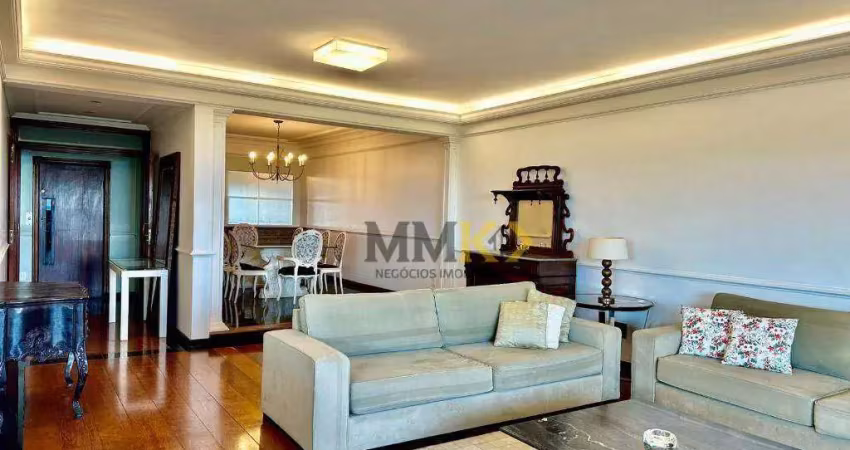 Apartamento, 252 m² a venda por r$ 3.000.000 ou aluguel por r$ 17.419/mês - pompéia - santos/sp
