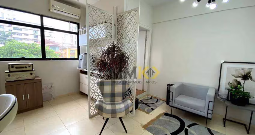 Sala comercial com 1 sala à venda no Macuco, Santos 