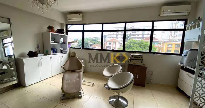 Sala comercial com 1 sala à venda no Macuco, Santos 