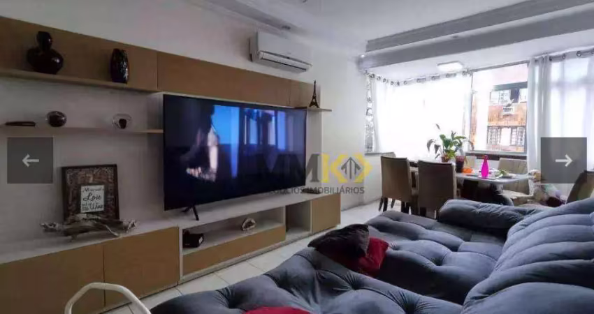 Apartamento com 2 dormitórios à venda, 80 m² por r$ 450.000,00 - embaré - santos/sp