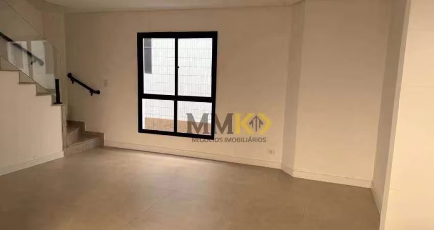 Village com 2 dormitórios à venda, 89 m² no boqueirão - santos/sp