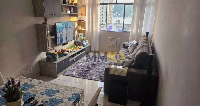 Apartamento com 2 dormitórios à venda, 80 m² por r$ 388.300,00 - centro - são vicente/sp