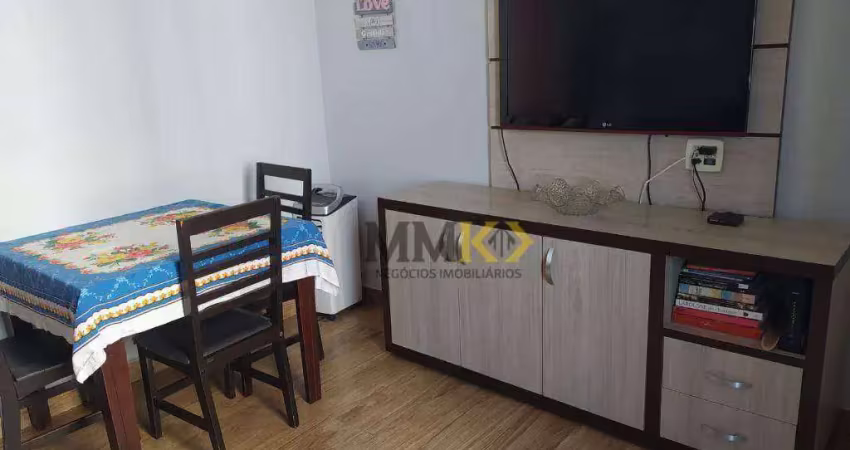 Apartamento com 1 dormitório, 37 m² - venda por r$ 240.000,00 ou aluguel por r$ 1.900,02/mês - itararé - são vicente/sp
