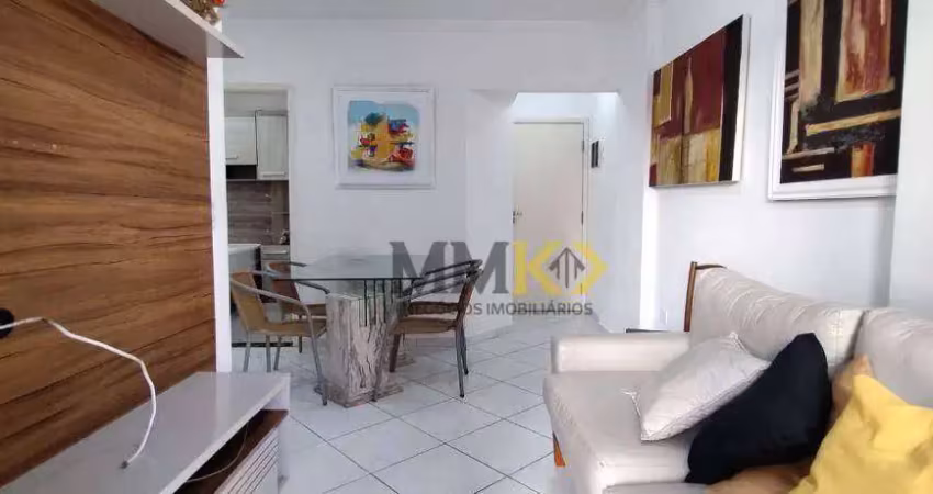 Apartamento com 2 dormitórios para alugar, 55 m² no canto do forte - praia grande/sp