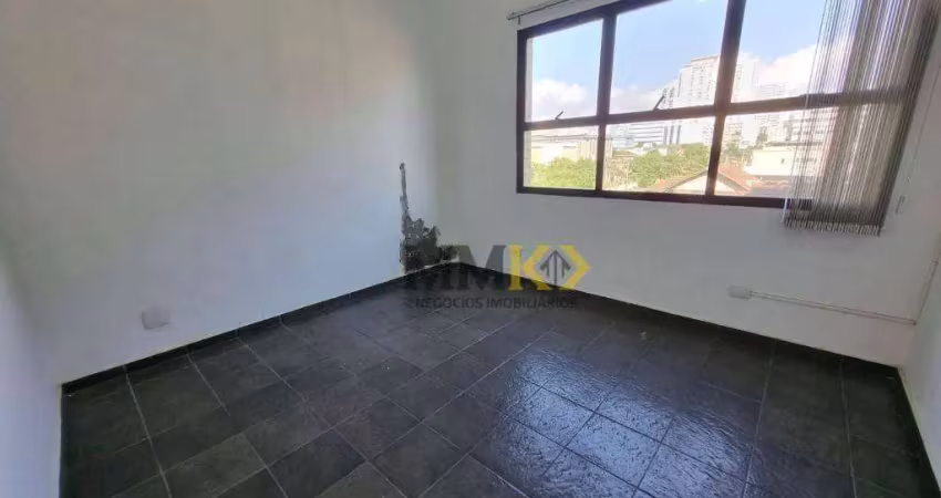 Sala à venda, 87 m² por r$ 430.000,00 - boqueirão - santos/sp