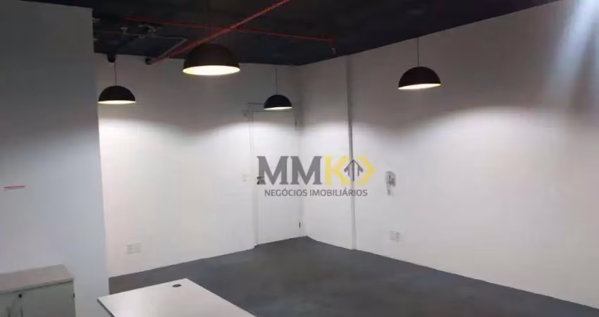 Sala para alugar, 47 m² por r$ 2.560,00/mês - valongo - santos/sp