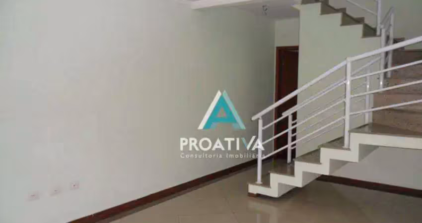 Sobrado com 3 dormitórios para alugar, 140 m² por r$ 4.700,00 - jardim - santo andré/sp