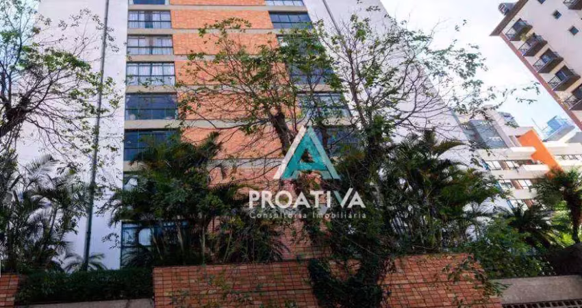 Apartamento com 4 dormitórios à venda, 176 m² - vila bastos - santo andré/sp