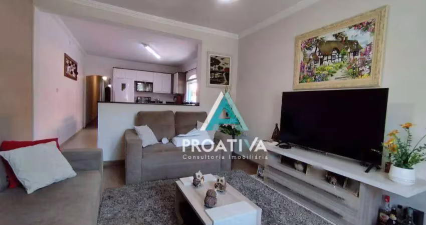 Casa com 3 dormitórios à venda, 220 m² por r$ 749.000,00 - jardim santo alberto - santo andré/sp