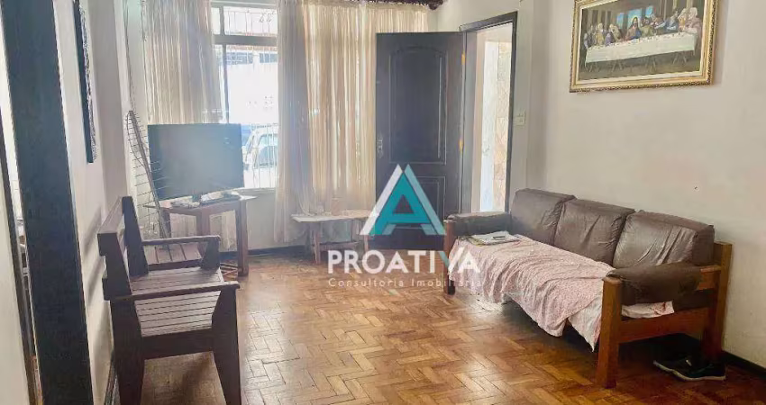 Casa com 3 dormitórios à venda, 140 m²  - jardim bela vista - santo andré/sp