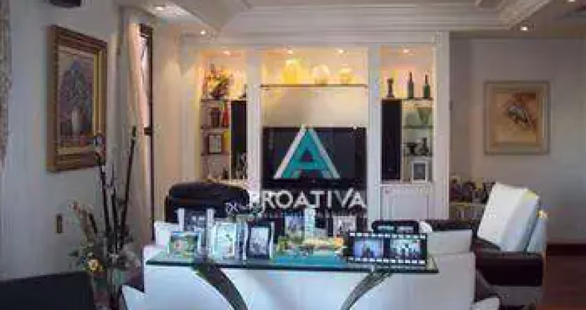 Apartamento com 3 dormitórios à venda, 175 m²- jardim - santo andré/sp