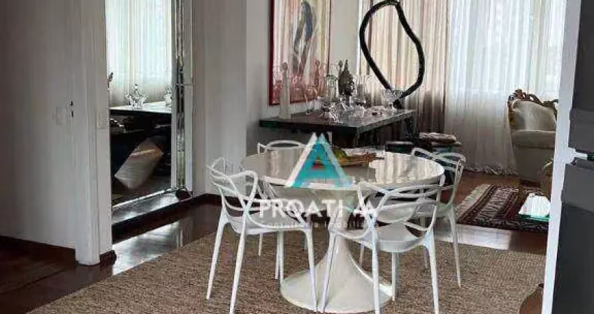 Apartamento com 3 dormitórios à venda, 125 m² - jardim - santo andré/sp