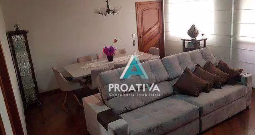 Apartamento com 3 dormitórios à venda, 161 m²  - centro - santo andré/sp