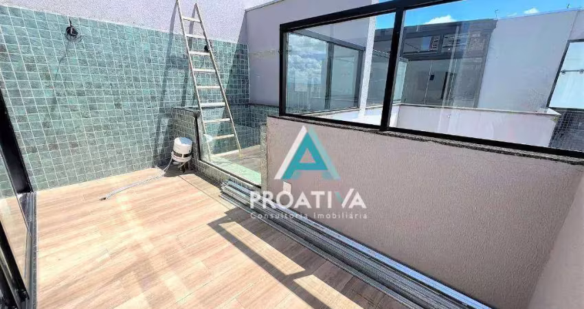Cobertura à venda, 90 m² por R$ 970.000,00 - Campestre - Santo André/SP