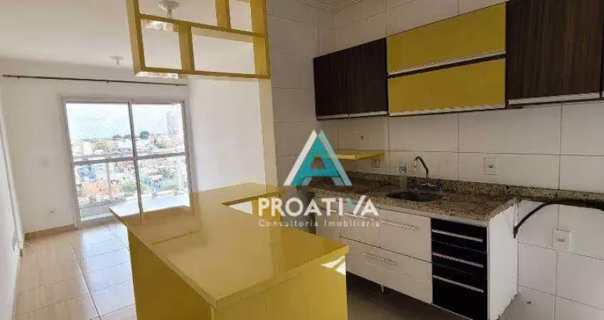 Apartamento para alugar, 53 m² por r$ 2.995,00/mês - santa maria - santo andré/sp
