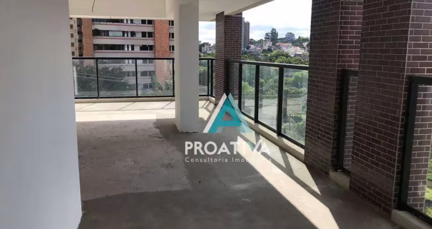 Apartamento com 3 dormitórios à venda, 133 m² - jardim - santo andré/sp