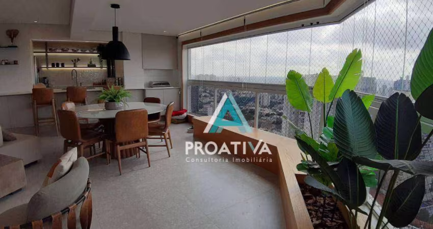 Apartamento com 3 dormitórios à venda, 160 m² por R$ 2.200.000,00 - Vila Guiomar - Santo André/SP