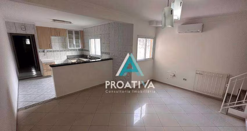 Cobertura com 2 dormitórios para alugar, 148 m² por R$ 2.899,65/mês - Vila Bastos - Santo André/SP