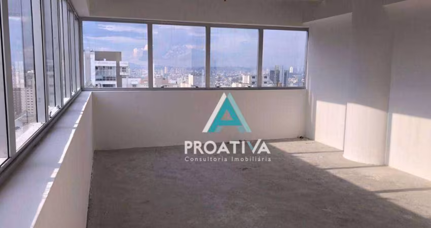 Sala, 38 m² - venda por R$ 375.000,00 ou aluguel por R$ 2.900,00/mês - Centro - Santo André/SP